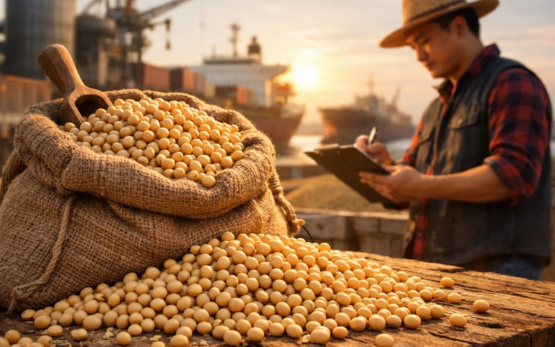 Exportations chinoises de soja : pic saisonnier et demande asiatique soutenue