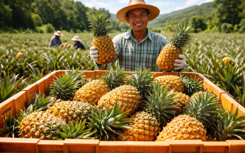 Dried Pineapple Prices Hold Steady in Thailand, Ease in Vietnam