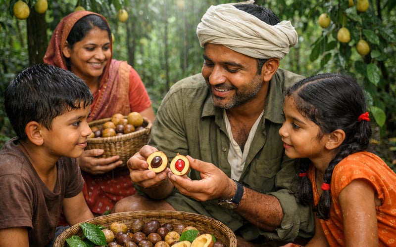 Indian Nutmeg Holds Firm as Monsoon Showers Meet Festival Demand