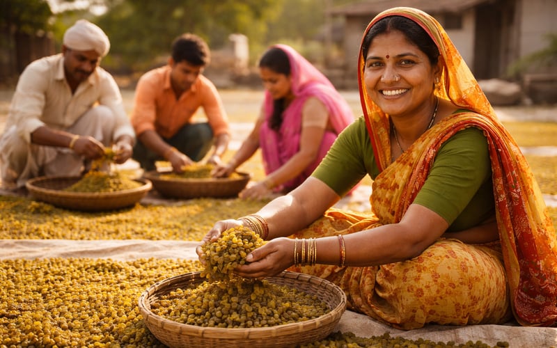 Indian Raisin Prices Hold Firm as Domestic Mandis Tighten