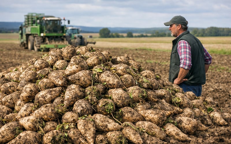 Southern German Sugar Beet Crop Hit Hard: One-Third Less Sugar Ahead?