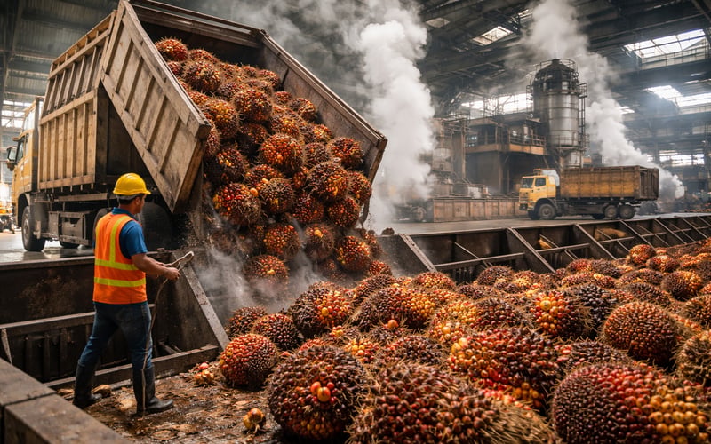 Palm Oil Under Pressure as Weak Rival Oils Offset Strong Exports