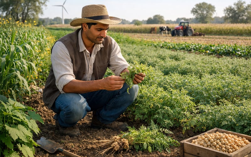 India’s Chana Procurement Steadies Chickpea Market as Export Values Ease