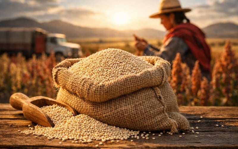 Stable Quinoa Prices as Bolivian Supply Faces Weather and Logistics Risks