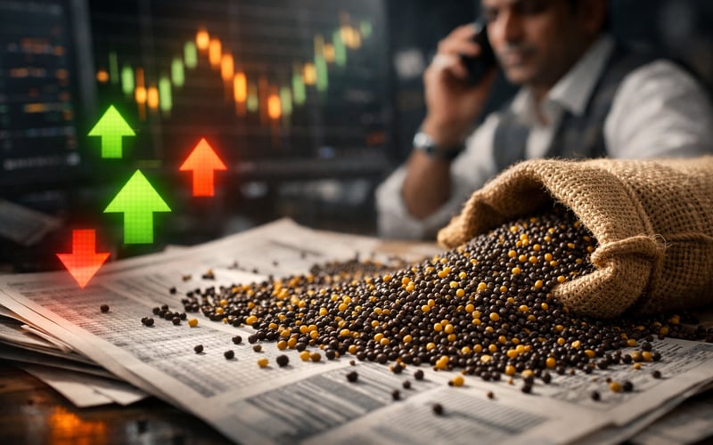 Mustard Firms in Jaipur as Mill Demand Rises, Sellers Hold Back
