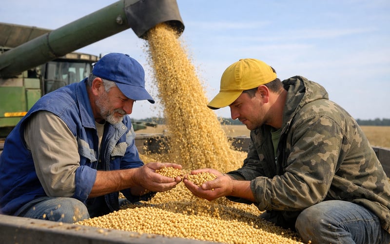 Ukrainian Soybeans Ease on Logistics Strains Despite Firm Global Futures