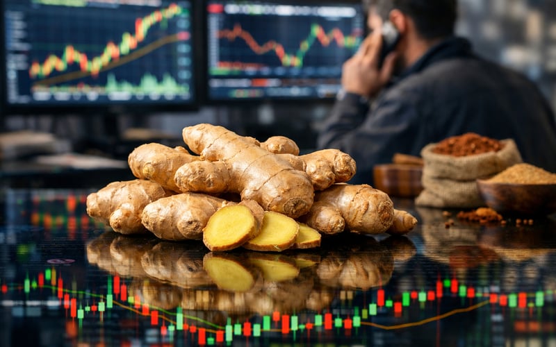 El mercado del jengibre se calienta mientras el ajustado suministro global sostiene precios firmes