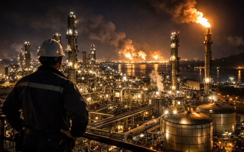 Hürmüz Boğazı Çevresindeki Yeni ABD–İran Saldırılarıyla Sarsılan Ham Petrol