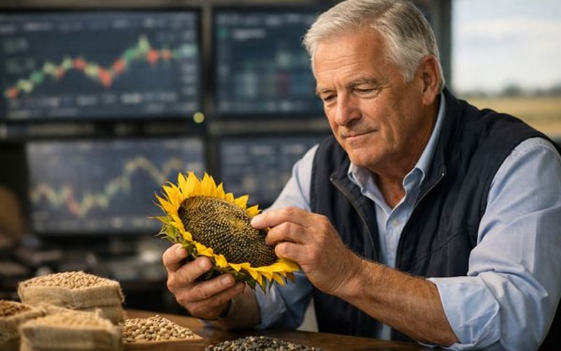 Mercado de Girassol: Preços Firmes das Sementes, Aumento da Demanda por Óleo e Prêmio de Risco Geopolítico