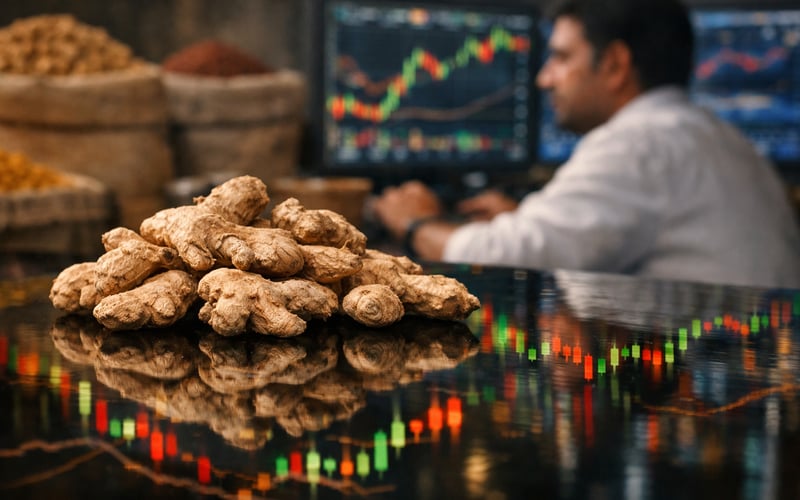 Stockists Lift Dry Ginger as Indian Saunth Market Turns Firm