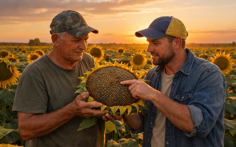 Ukrainian Sunflower Complex Firms on Strong Crush and Hot, Dry Weather
