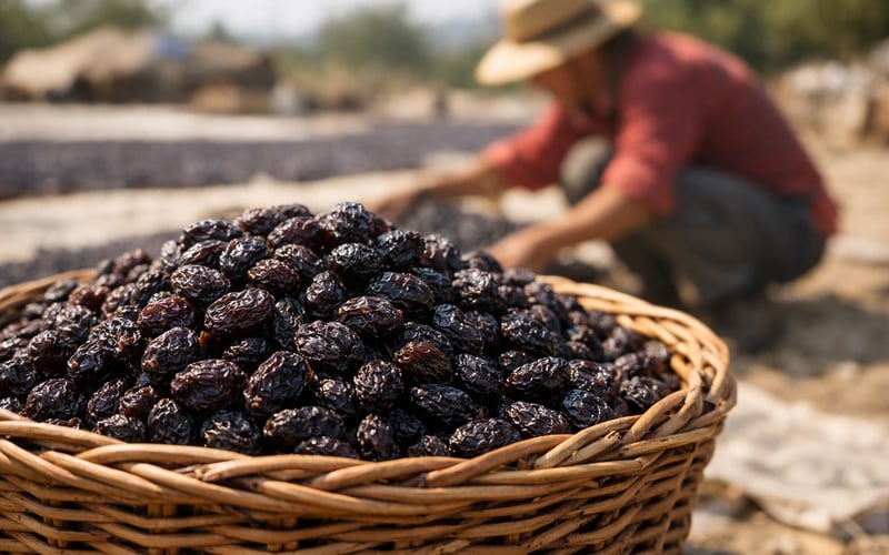 Turkish Sultana Raisins Edge Softer as New Crop Drying Faces Weather Noise