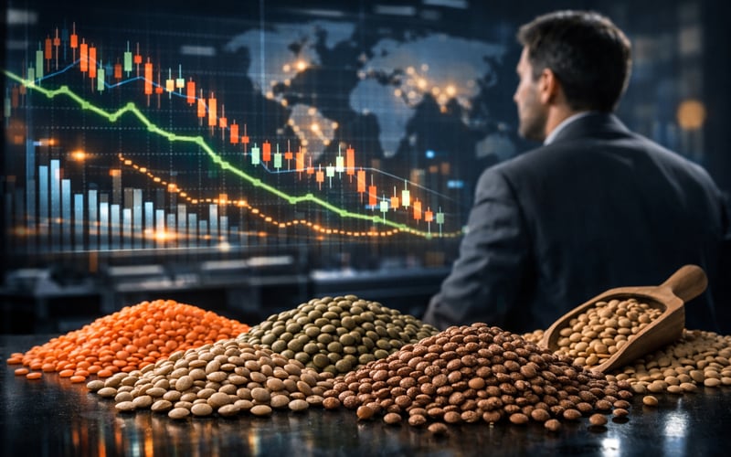 Lentils Edge Lower on Cautious Demand but Downside Looks Limited