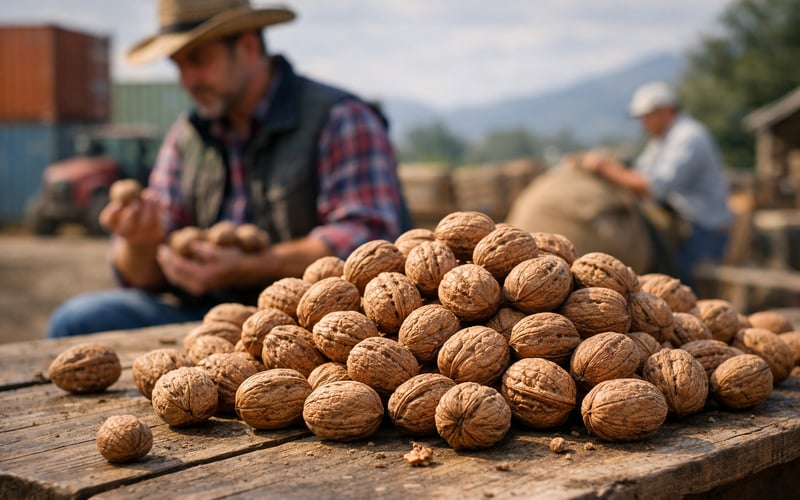 Walnut Kernels Hold Steady as Freight and Weather Risks Build in CN/IN/US