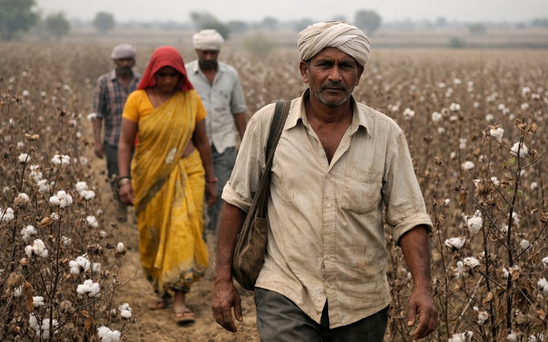 La faiblesse de la mousson pénalise les semis de coton en Inde et accentue les risques sur l’offre mondiale