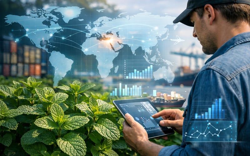 Egyptian Peppermint FOB Cairo Eases as Freight Tensions Offset Weather Risk