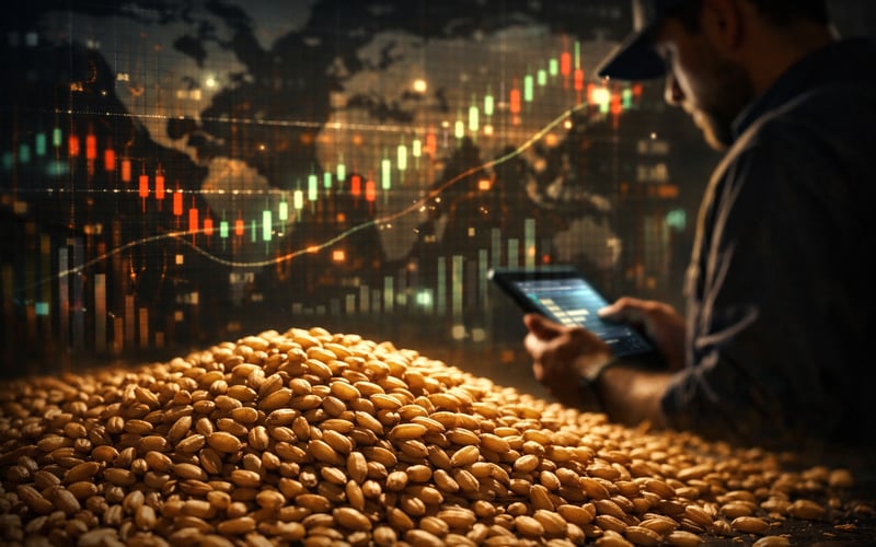 Firm Undertone in Wheat as Indian Mill Demand Offsets Limited Selling