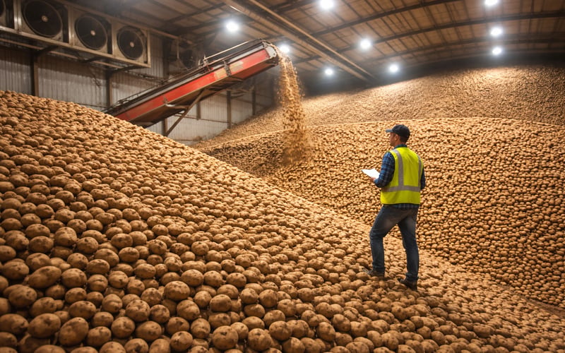 Potato Market Holds Steady as Lifting Accelerates and Storage Fills