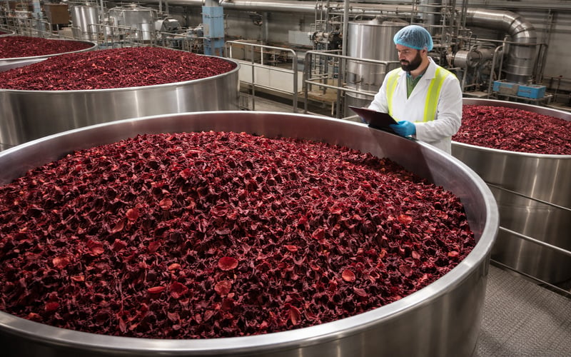 Egyptian Hibiscus FOB Cairo Steadies in Narrow Range as Demand Holds