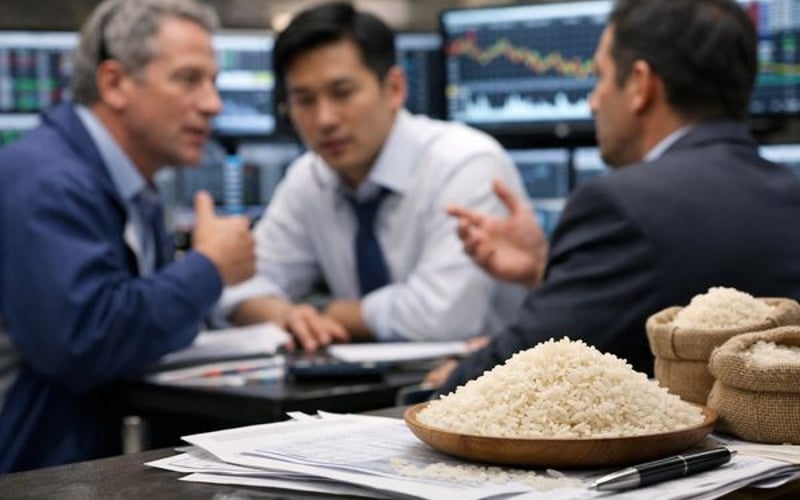Rice market softens as CBOT retreats and Asian FOB offers edge lower