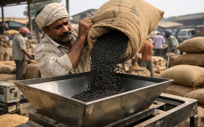 Le marché du haricot urd se resserre alors que le pipeline indien s’assèche