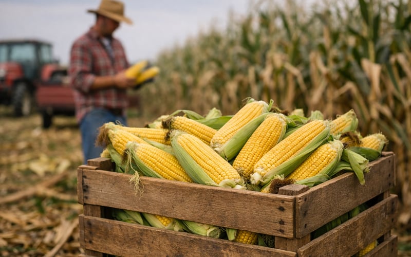Corn Prices Ease as Harvest Pressure Builds and Monsoon Lags