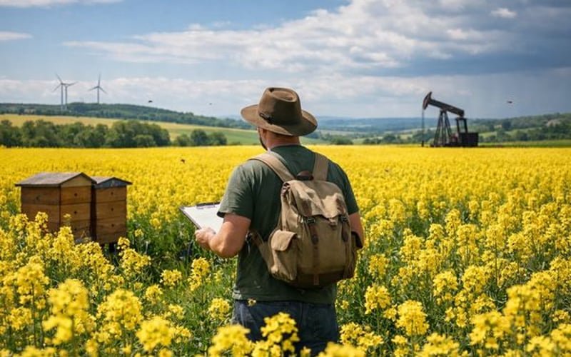 Marché du colza : courbe MATIF stable, cash ferme, météo et pétrole en focus
