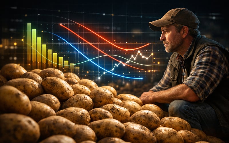 European Potato Heat Stress Threatens Yields but Prices Still Calm