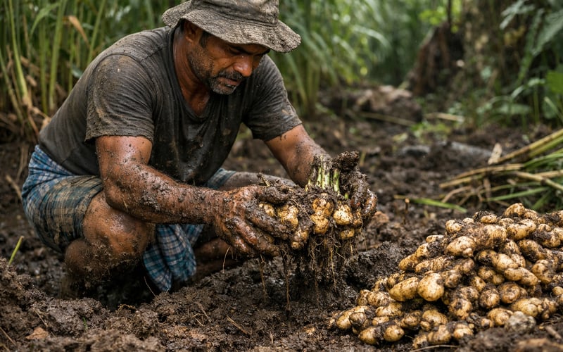 Indian Ginger Prices Ease Slightly But Stay Near Multi-Year Highs