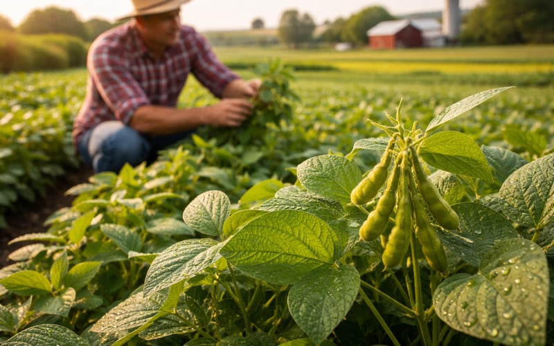 Soybeans Firm as Indian Buying Meets Rising New-Crop Arrivals
