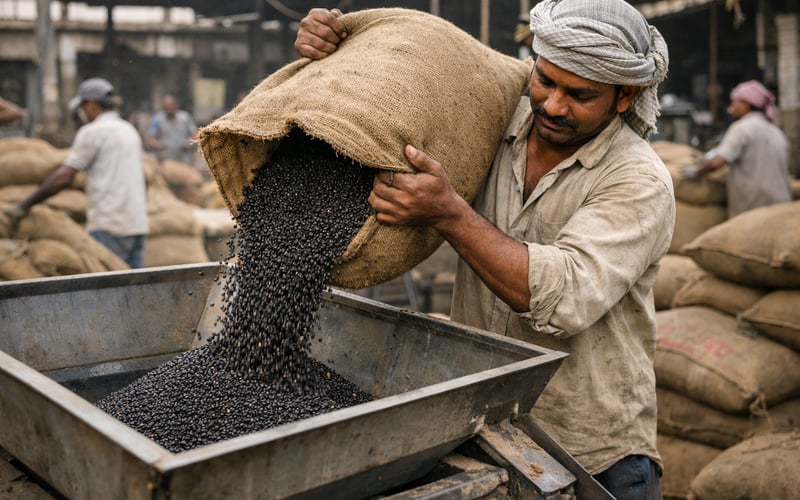 Black Gram Market Softens as Imports Cap Downside, Quality Tightens