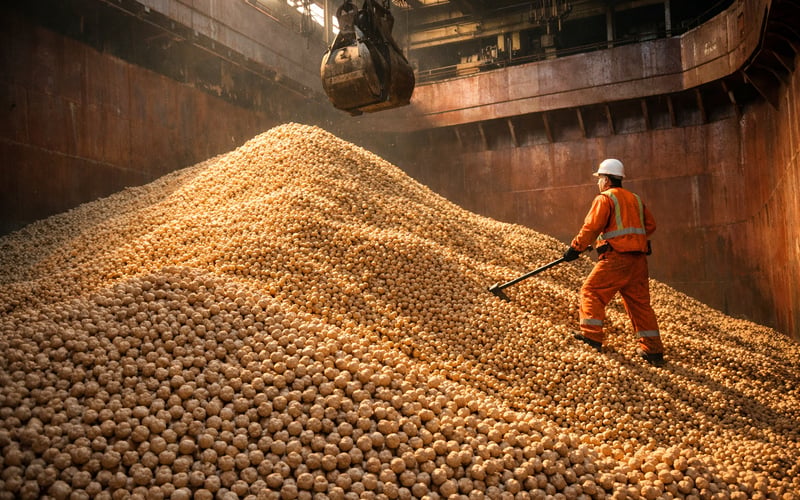 Chickpeas Hold in a Narrow Band as Imports Stay Costly, Stocks Heavy
