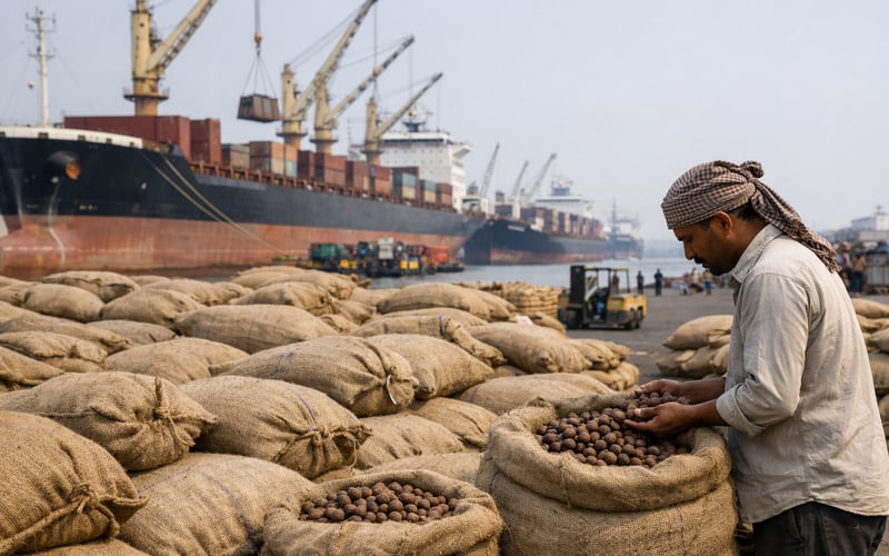 Indian Nutmeg FOB New Delhi Inches Higher on Firm but Cautious Demand