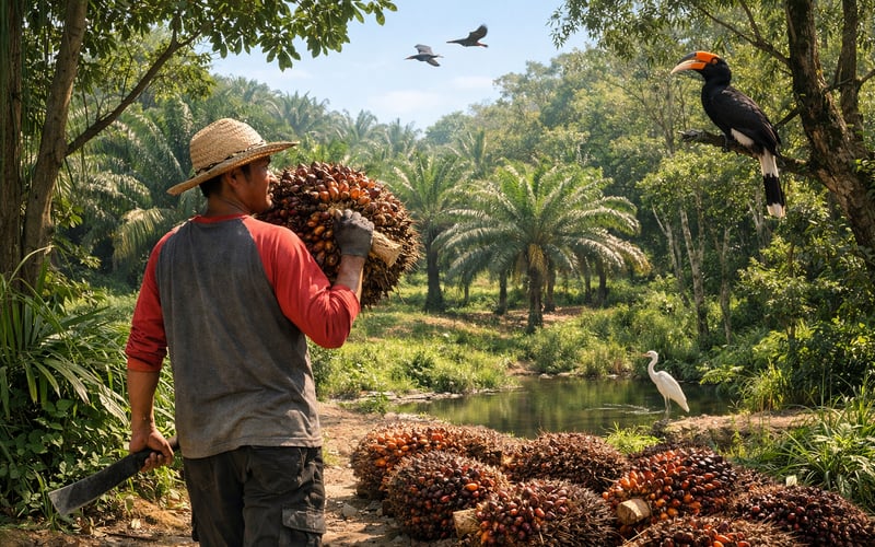 Palm Oil Futures Edge Higher on Exports but Inventories Cap Upside