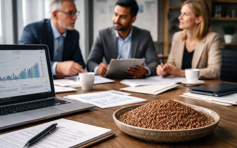 Flax Prices Edge Higher in Canada and Kazakhstan While India Holds Firm