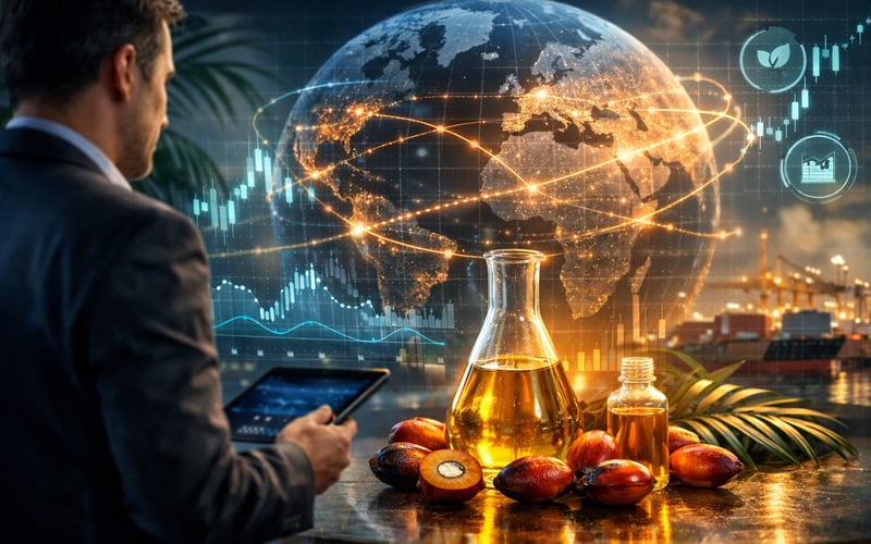 Palm Oil Futures Ease from Recent Highs but Stay Firm Above EUR 800/t