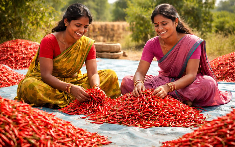 Indian Chilli: Acreage Surges but Weather Risks Keep Market Tight