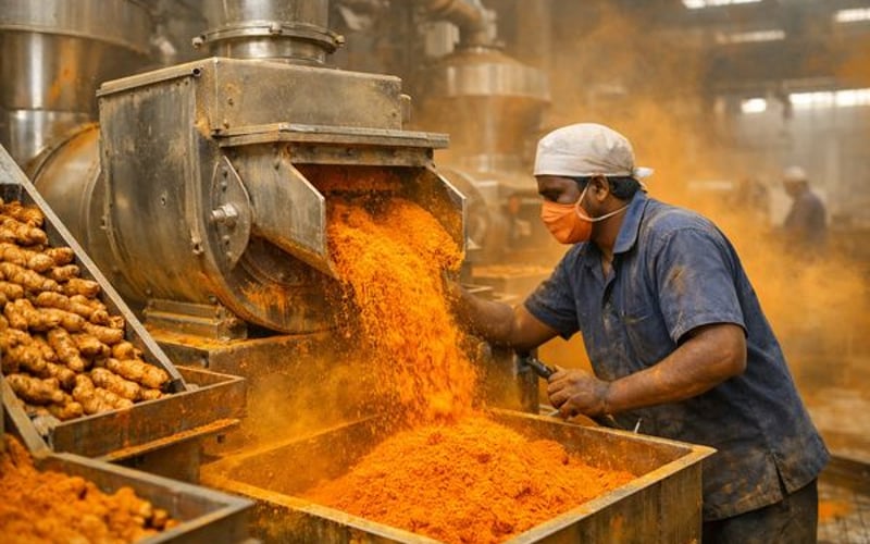 Preços da Cúrcuma Indiana Estáveis à Medida que Futuros se Recuperam com Chegadas Restritas