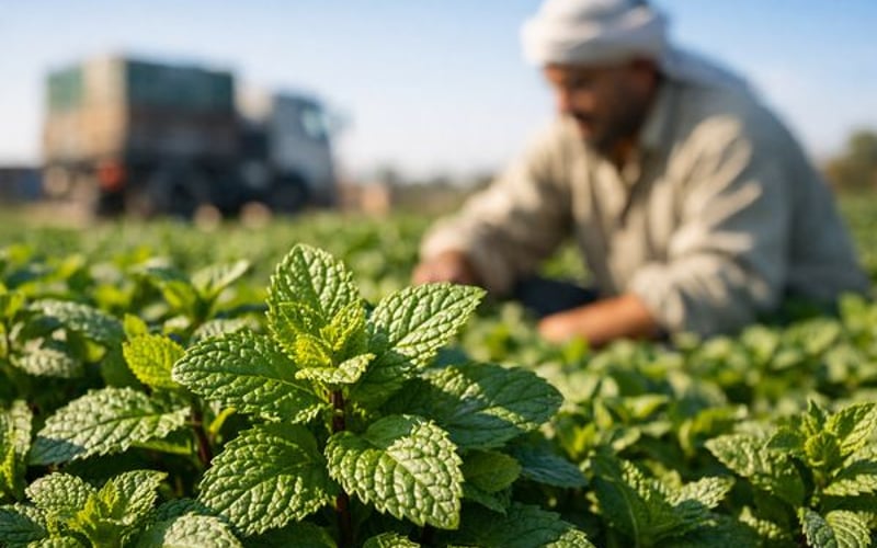 Les prix du menthe égyptienne FOB Le Caire s'affaiblissent alors que les coûts logistiques augmentent