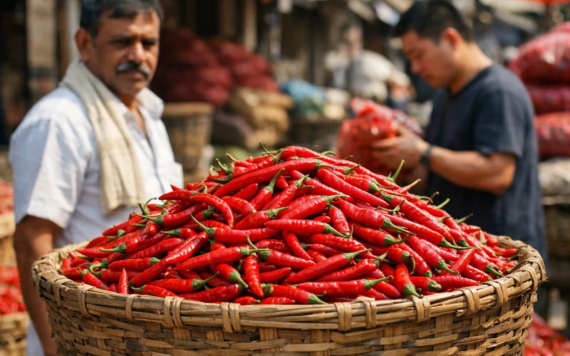 China’s chilli crackdown hits Indian exports as prices stay firm in EUR terms