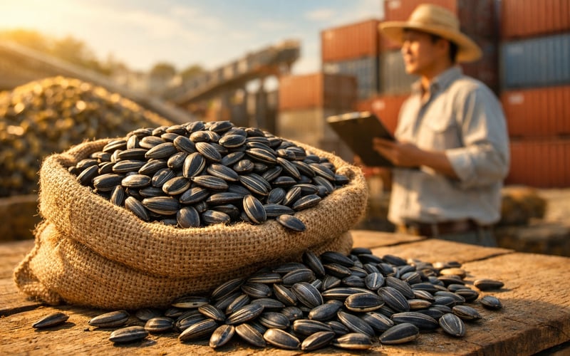 Les exportations chinoises de tournesol bondissent tandis que les prix CN FOB progressent