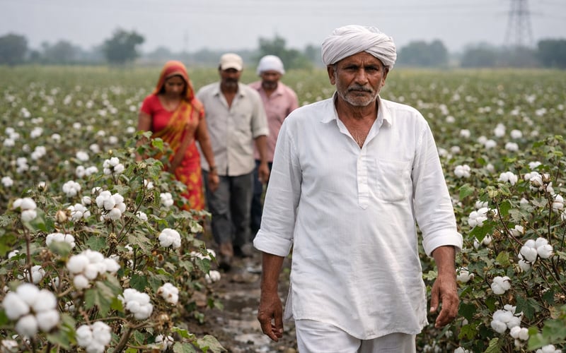 Gujarat Cotton Sowing Lags Despite Better Rains, Keeping Output Risks Alive