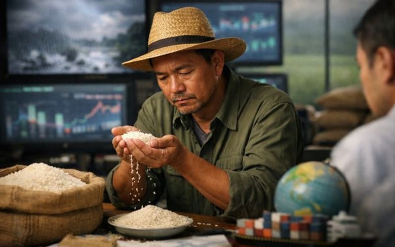 印度和越南大米价格因贸易流动分歧而回落