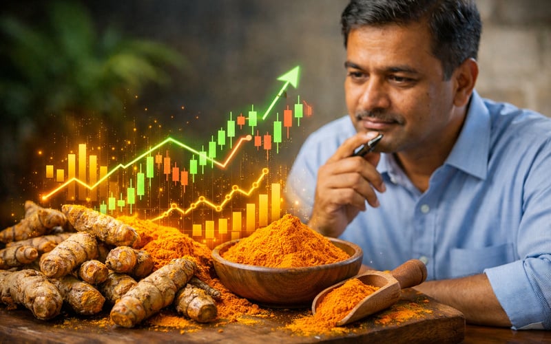 Indian Turmeric Eases from Highs as Monsoon Rains Improve Crop Outlook