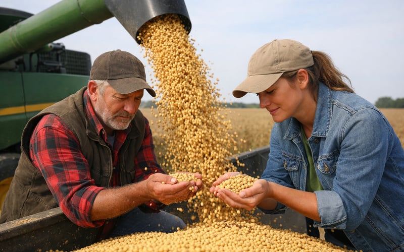 Soybean Complex Under Pressure as Futures Test Multi‑Month Lows