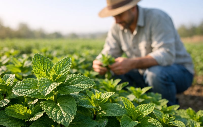 Egyptian Peppermint Prices Ease Slightly but Remain Firm on Export Demand