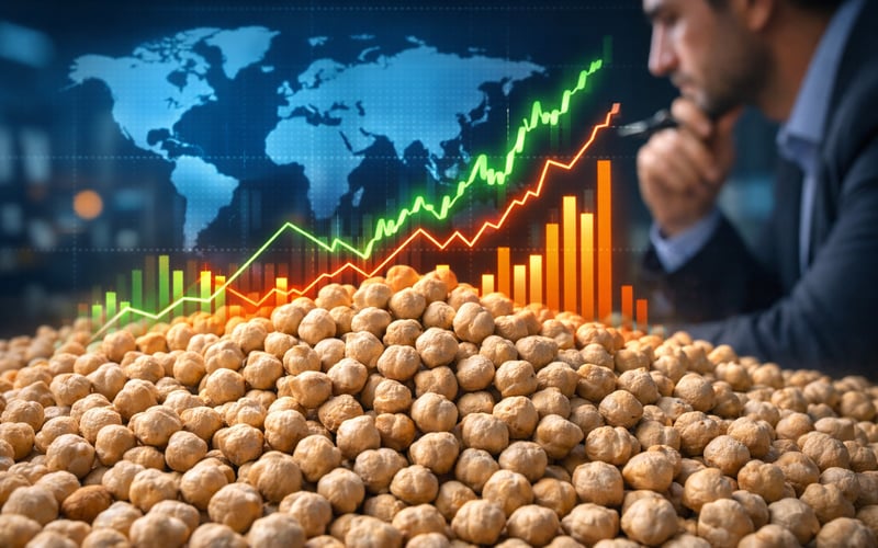Chickpeas: Weak Mill Demand Caps Prices Despite Tightening Arrivals