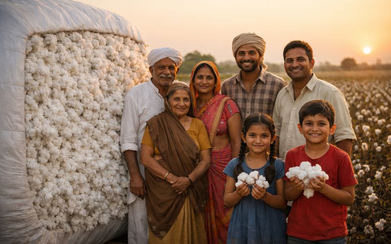 India Cotton: New-Season Arrivals Cap Prices Despite MSP Support