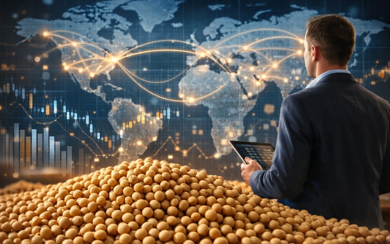 Soy Complex Under Mild Pressure While Physical Premiums Hold in Key Origins