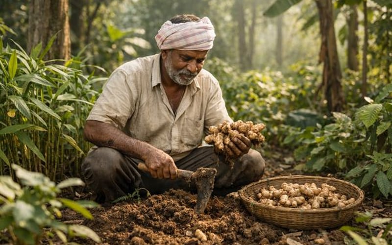 भारत के सूखे अदरक की कीमतें मई में गर्मी बढ़ने के साथ थोड़ी नरम होती हैं